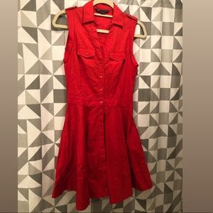 Red Armani Exchange dress